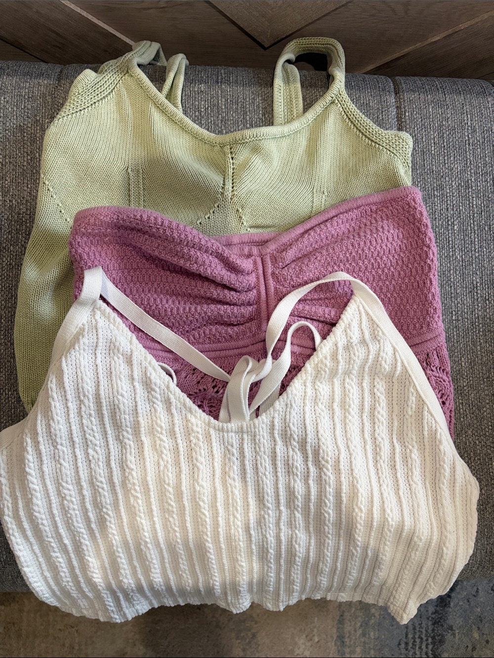 Knit Tops with Straps/ Strapless